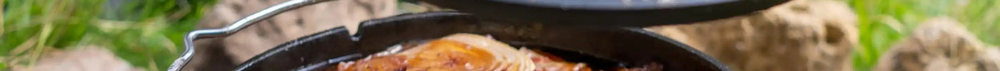 Koken met een Petromax Dutch Oven boven het vuur