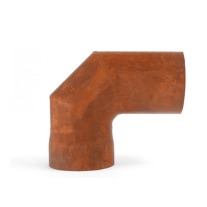 BonFeu Bocht 90 graden Kachelpijp Roest