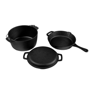 Espegard Gietijzeren Pannenset