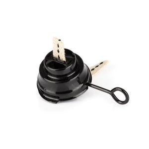 Feuerhand Brander met lont voor Baby Special 276 Stormlantaarn Jet Black