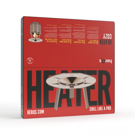 HerQs Heater Warmteverspreider voor Cozy rookvrije vuurkorf