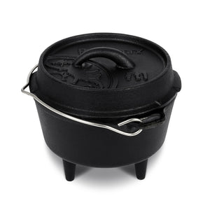Petromax Dutch Oven FT1 gietijzeren pan met pootjes 0,93 liter