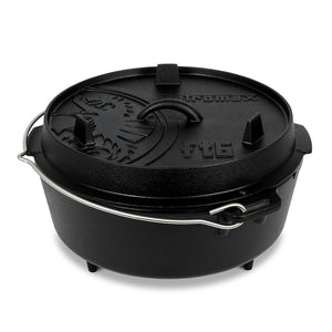 Petromax Dutch Oven FT6 gietijzeren pan met pootjes 5,5 liter