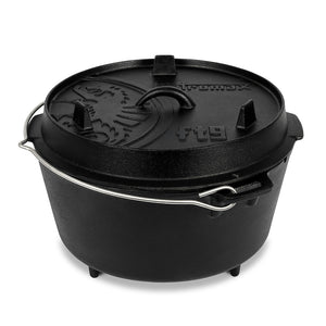 Petromax Dutch Oven FT9 gietijzeren pan met pootjes 7,5 liter