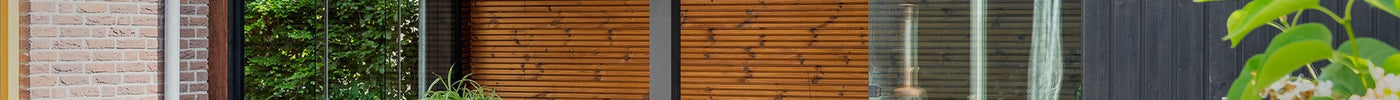 FJOER Smuk buitenhaard met schoorsteen in een tuinoverkapping