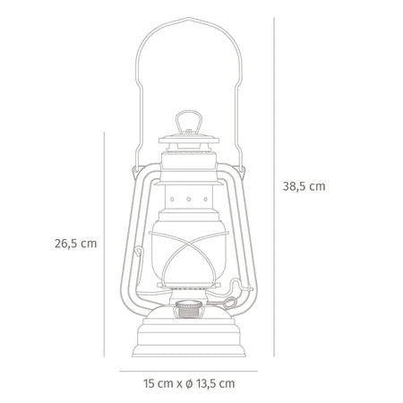 Feuerhand Stormlantaarn Baby Special 276 Soft Beige - Firesite
