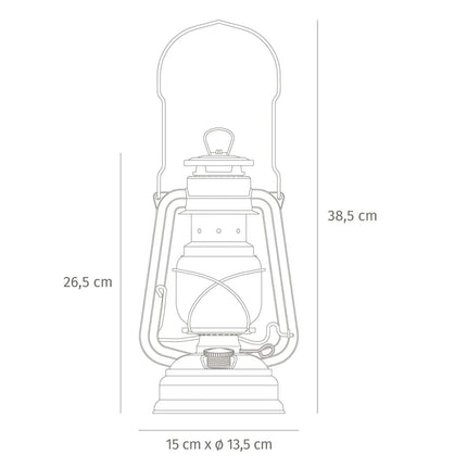 Feuerhand Stormlantaarn Baby Special 276 Bronze