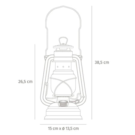 Feuerhand Stormlantaarn Baby Special 276 Pure White - Firesite