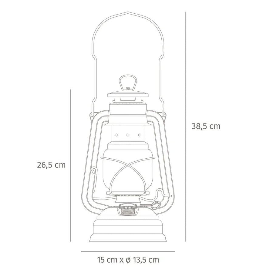 Feuerhand Stormlantaarn Baby Special 276 Matte Black - Firesite