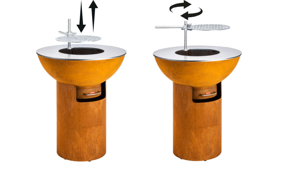 Artola fiQ M Plancha Barbecue Zwart met Kolom M