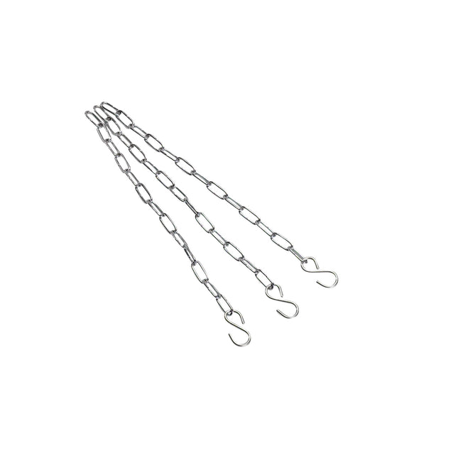 Bon-Fire kettingset van drie stalen kettingen van 60 cm met S-haken