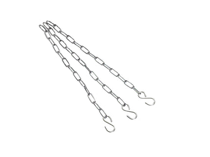 Bon-Fire kettingset van drie stalen kettingen van 60 cm met S-haken