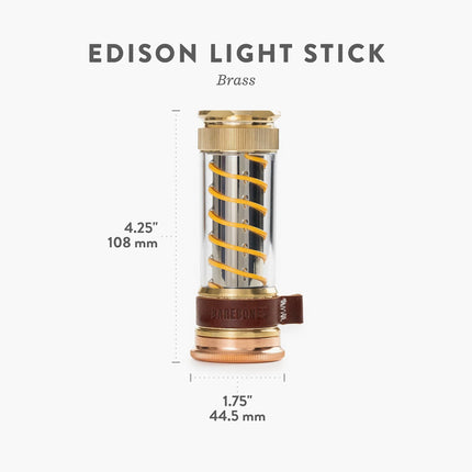 Barebones Edison Light Stick Brass LIV-135 zaklamp