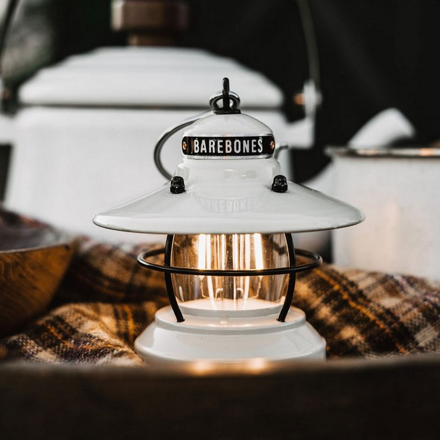 Barebones Edison Mini Lantern Vintage White LIV-170 LED-lantaarn - Firesite