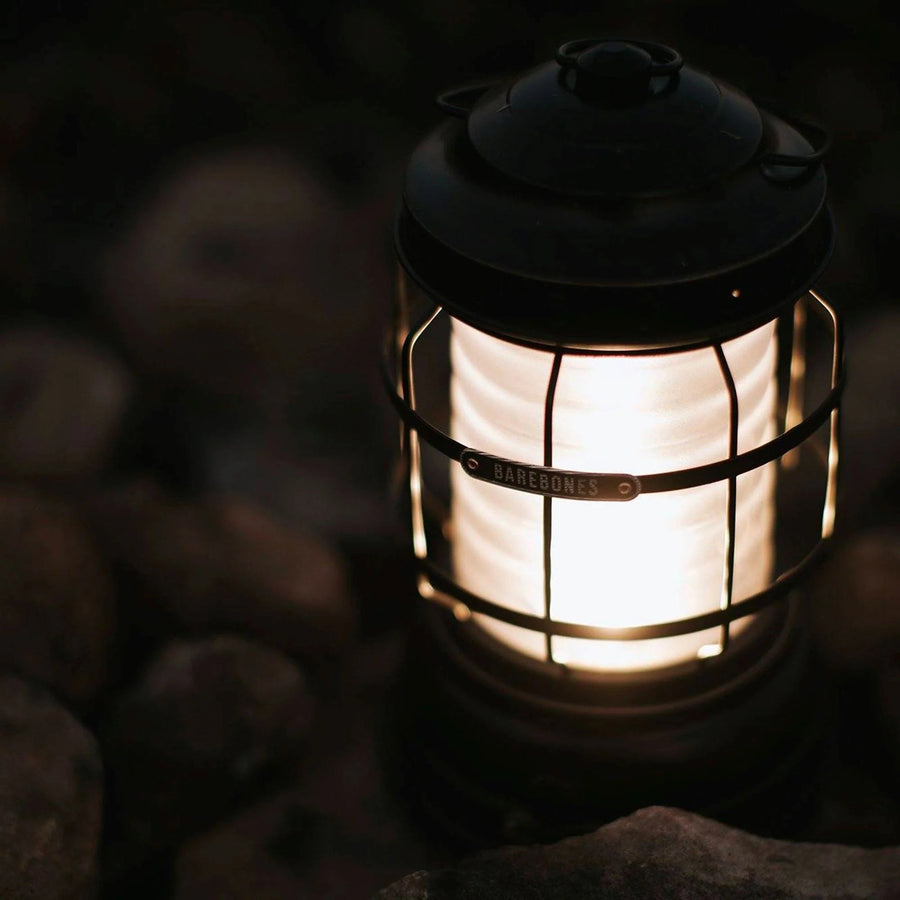 Barebones Forest Lantern Vintage White LIV-162 LED-lantaarn - Firesite
