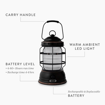 Barebones Forest Lantern Red LIV-262 LED-lantaarn