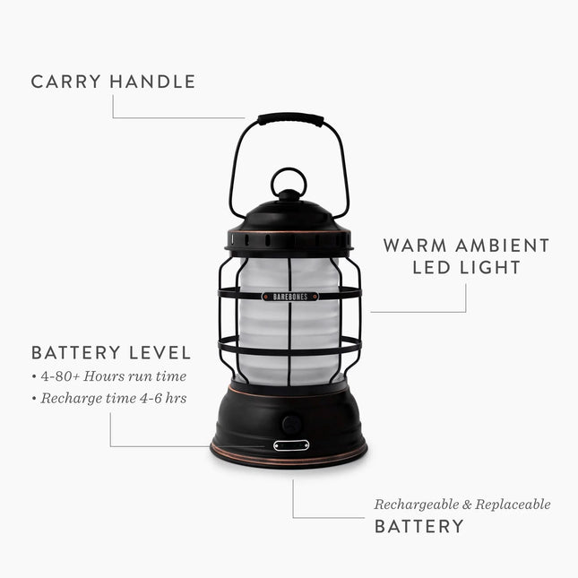 Barebones Forest Lantern Antique Bronze LIV-261 LED-lantaarn