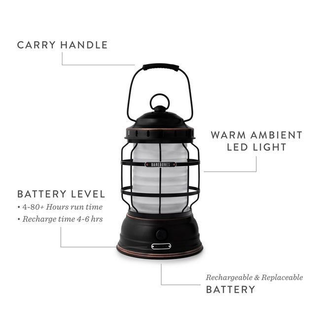 Barebones Forest Lantern Teal LIV-161 LED-lantaarn