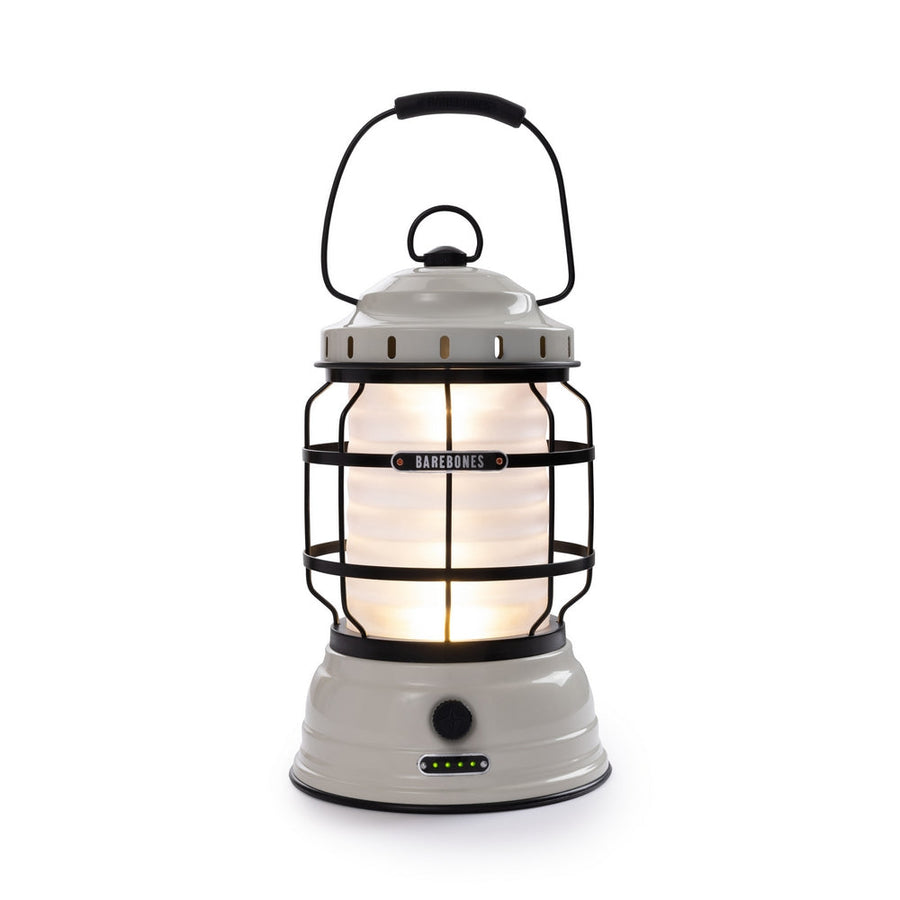 Barebones Forest Lantern Vintage White LIV-162 LED-lantaarn - Firesite
