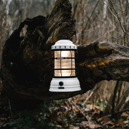 Barebones Forest Lantern Vintage White LIV-162 LED-lantaarn - Firesite