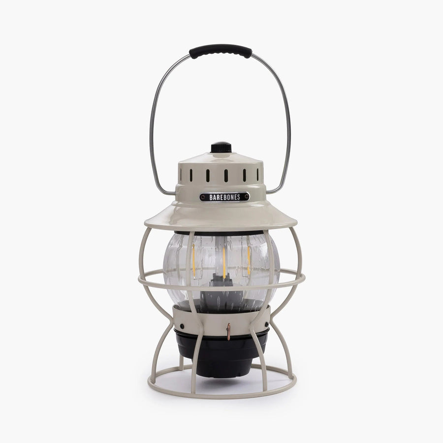 Barebones Railroad Lantern Vintage White LIV-180 LED-lantaarn - Firesite