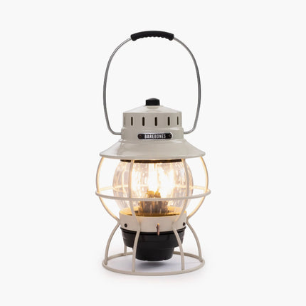 Barebones Railroad Lantern Vintage White LIV-180 LED-lantaarn