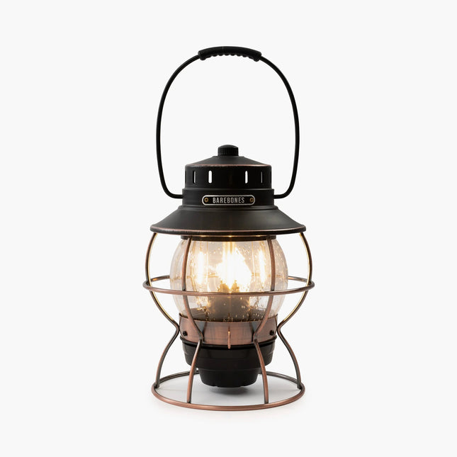 Barebones Railroad Lantern Antique Bronze LIV-280 LED-lantaarn