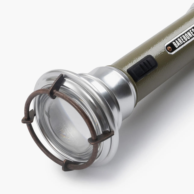 Barebones Vintage Flashlight Olive Drab LIV-290 zaklamp