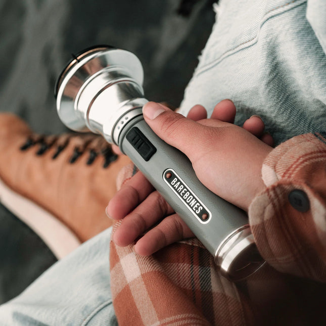 Barebones Vintage Flashlight Slate Gray LIV-291 zaklamp