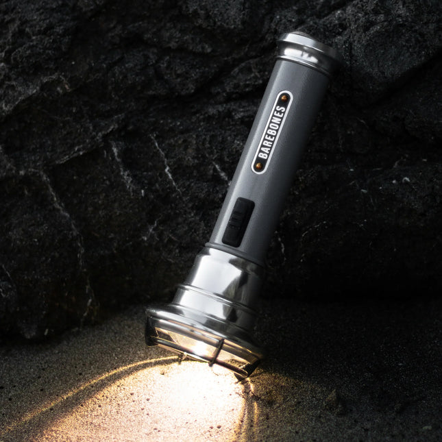 Barebones Vintage Flashlight Slate Gray LIV-291 zaklamp
