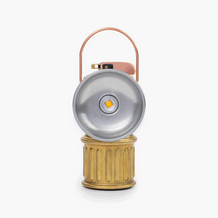 Barebones Miners Lantern Brass LIV-230 LED-lantaarn - Firesite