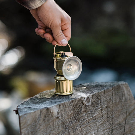 Barebones Miners Lantern Brass LIV-230 LED-lantaarn - Firesite