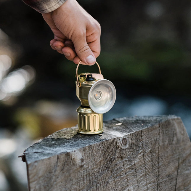 Barebones Miners Lantern Brass LIV-230 LED-lantaarn