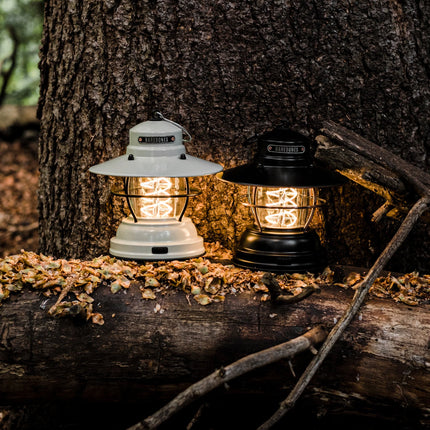 Barebones Outpost Lantern Vintage White LIV-141B (inclusief Li-ion batterij) LED-lantaarn