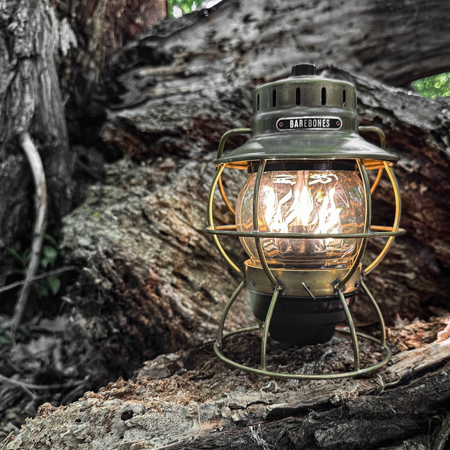 Barebones Railroad Lantern Messing LIV-186 LED-lantaarn