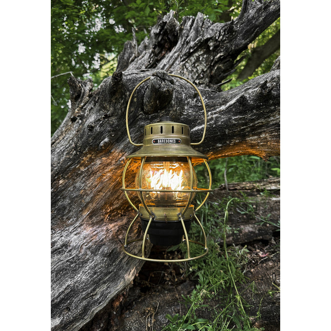 Barebones Railroad Lantern Messing LIV-186 LED-lantaarn
