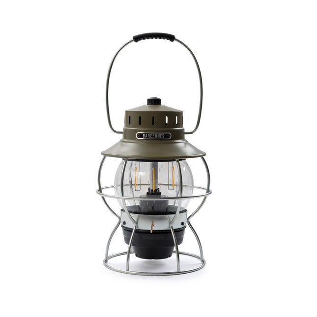 Barebones Railroad Lantern Olive Drab LIV-281 LED-lantaarn