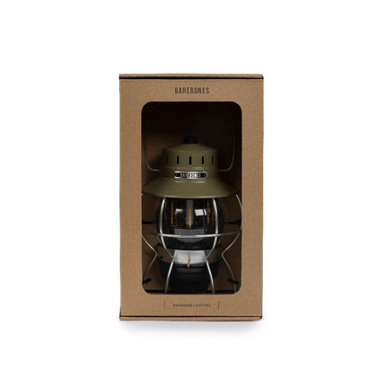 Barebones Railroad Lantern Olive Drab LIV-281 LED-lantaarn