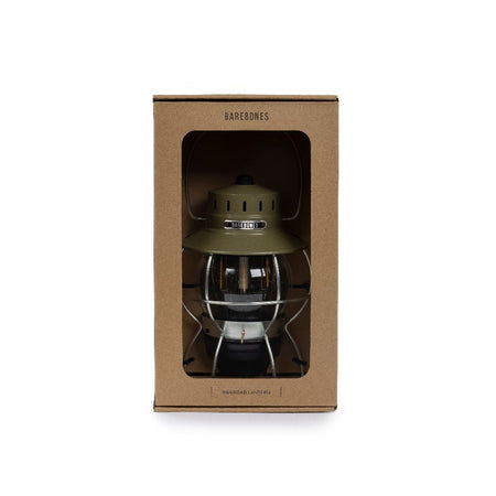Barebones Railroad Lantern Olive Drab LIV-281 LED-lantaarn - Firesite