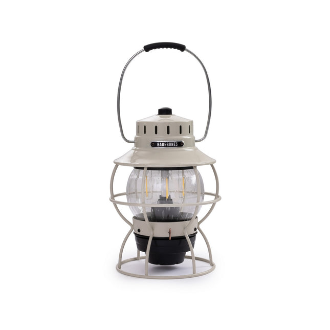 Barebones Railroad Lantern Vintage White LIV-180 LED-lantaarn