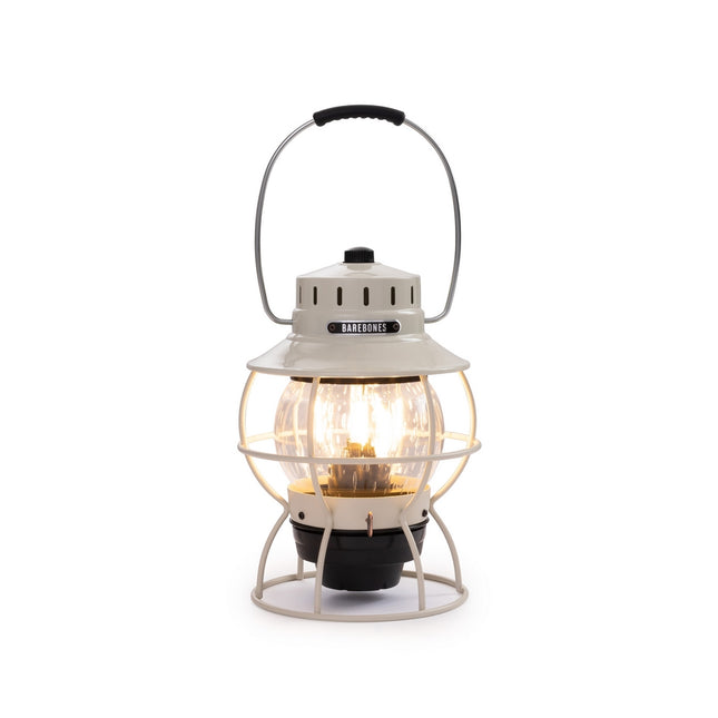 Barebones Railroad Lantern Vintage White LIV-180 LED-lantaarn