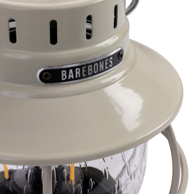Barebones Railroad Lantern Vintage White LIV-180 LED-lantaarn