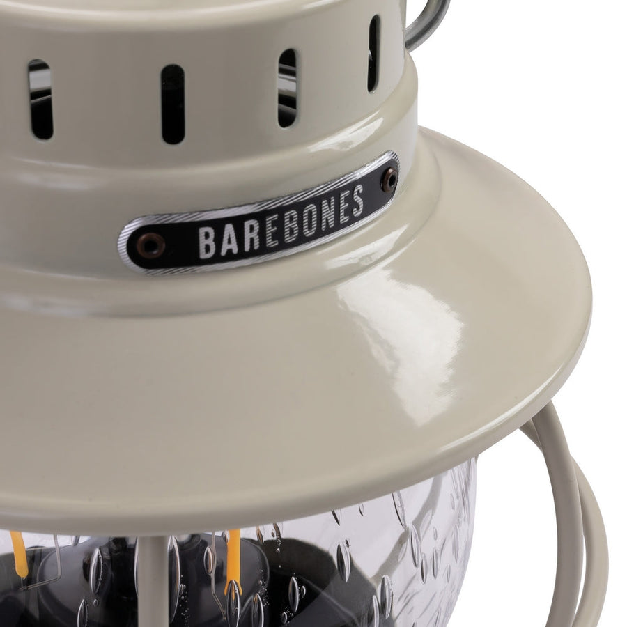 Barebones Railroad Lantern Vintage White LIV-180 LED-lantaarn - Firesite