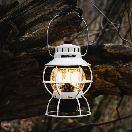 Barebones Railroad Lantern Vintage White LIV-180 LED-lantaarn