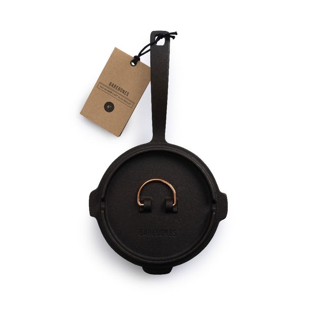 Barebones Gietijzeren Skillet CKW-315 pan met deksel 15 cm
