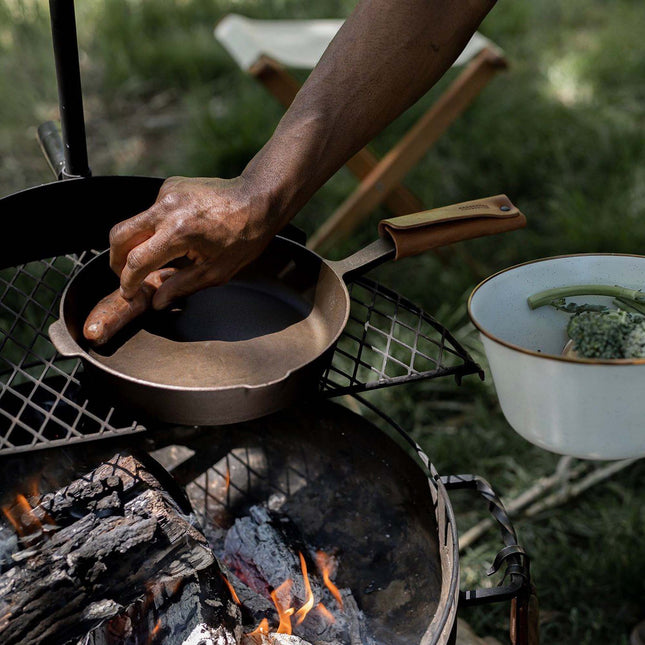 Barebones Gietijzeren Skillet CKW-317 pan met deksel 25 cm