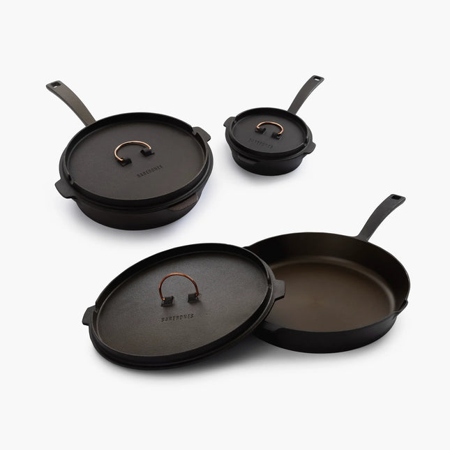 Barebones Gietijzeren Skillet CKW-315 pan met deksel 15 cm