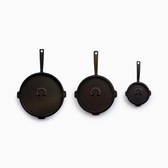 Barebones Gietijzeren Skillet CKW-315 pan met deksel 15 cm