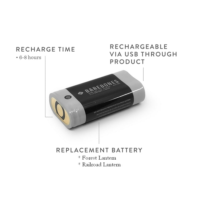 Barebones Li-ion batterij 2-18650 LIV-902