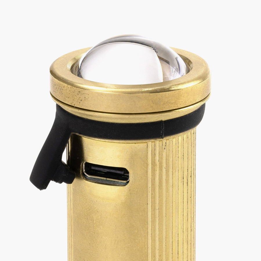 Barebones Mini Flashlight Brass LIV-155 zaklamp - Firesite